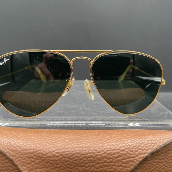 Vintage B&L Ray-Ban Bausch & Lomb Aviators Sunglasses With Case - Picture 2 of 11